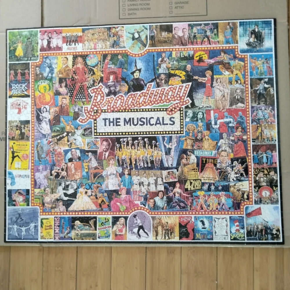 White Mountain 1000 Piece Puzzle 